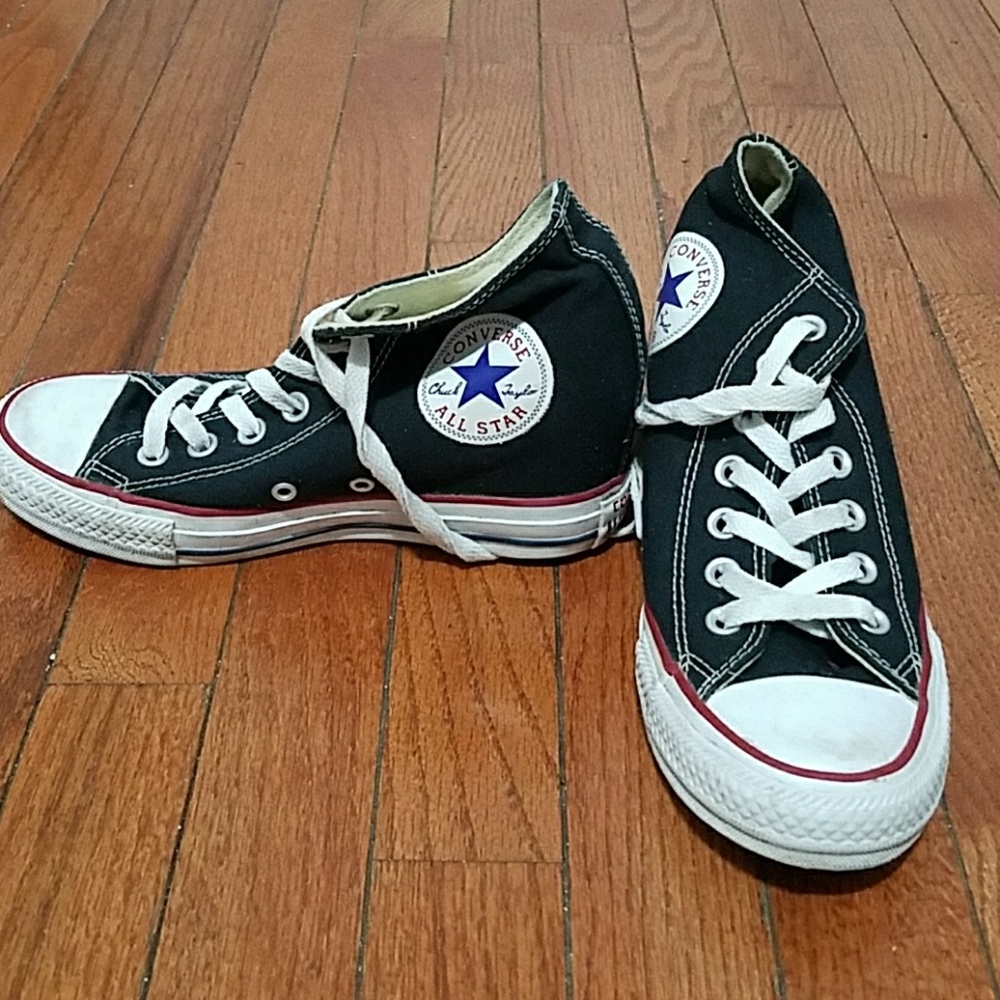Converse All Star high wedge shoes